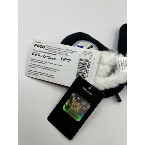 NEW Baby Slippers Booties Size 3/6 Months Pittsburgh Steelers Black Shoes Socks - Picture 5 of 7